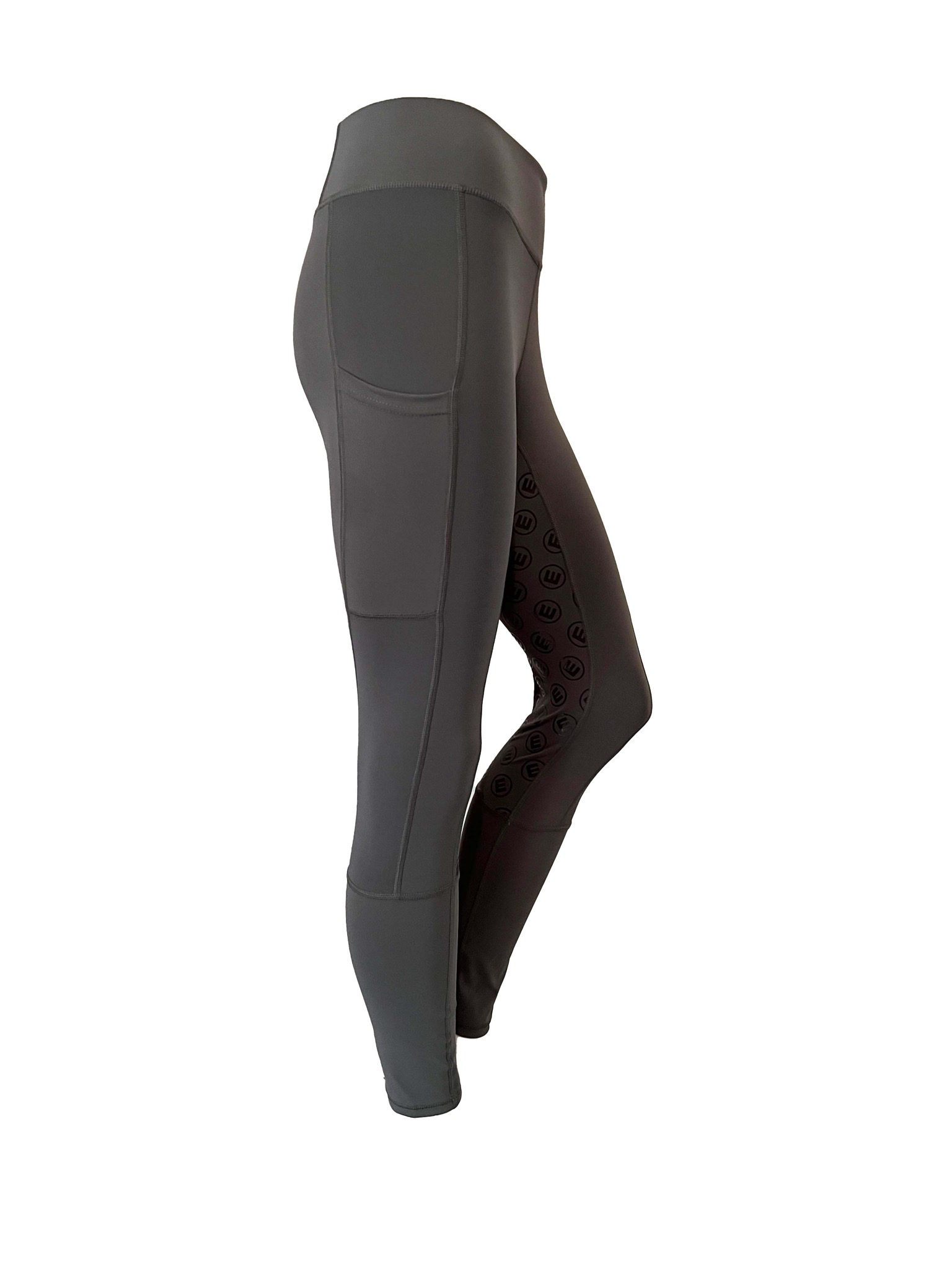 Reitleggings LINA grey (Vollgrip)
