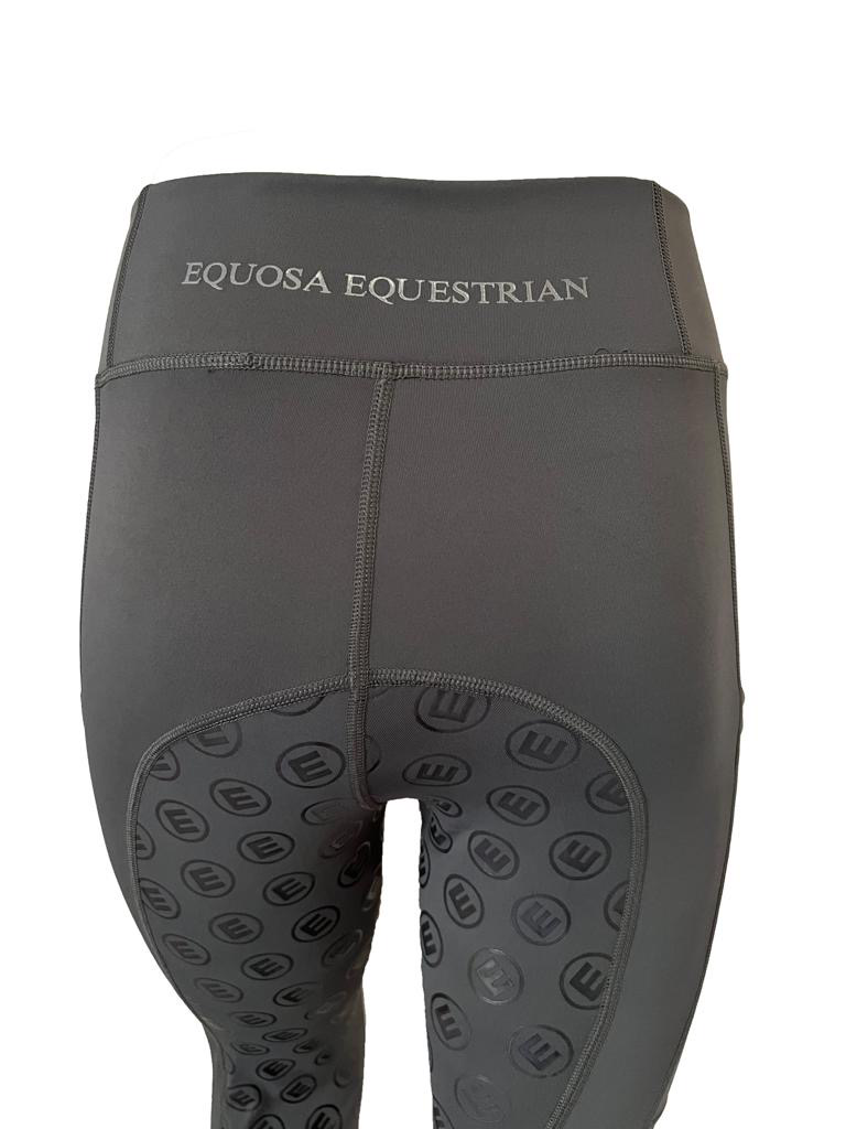 Reitleggings LINA grey (Vollgrip)